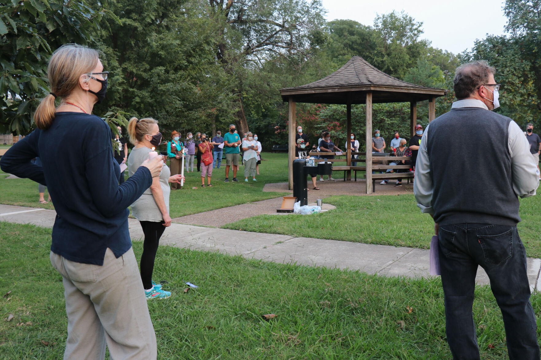 Norman Community Members Listen to Speeches
